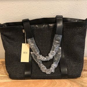 BEIS TRAVEL BAGS / THE NATURALS TOTE IN BLACK